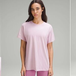 LULULEMON All Yours Boyfriend Tee Pink Peony